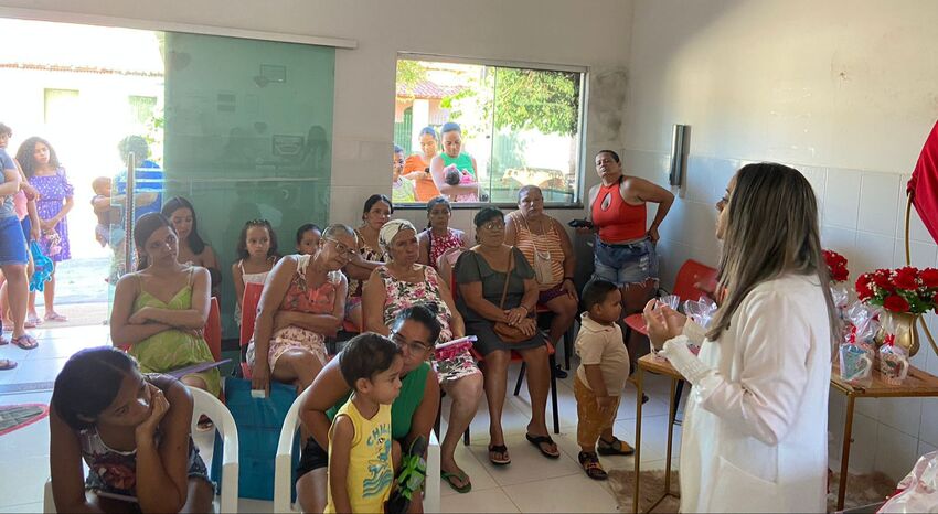 Prefeitura de Medeiros Neto realiza palestras no Maio Vermelho, mês de prevenção ao câncer bucal