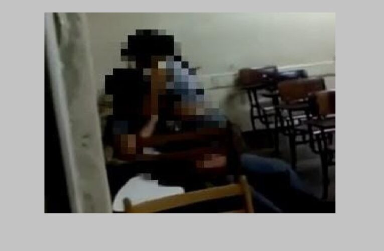 Alunos são flagrados fazendo sexo dentro de escola estadual.