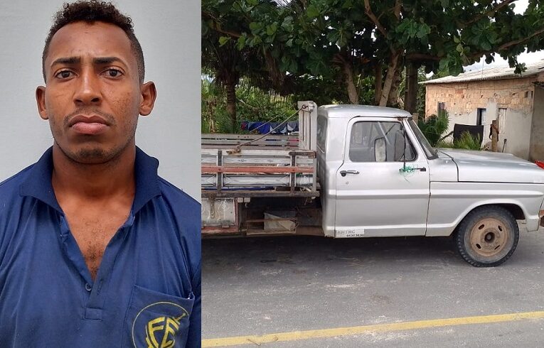 Polícia Civil prende homem por receptação de caminhão F4000.